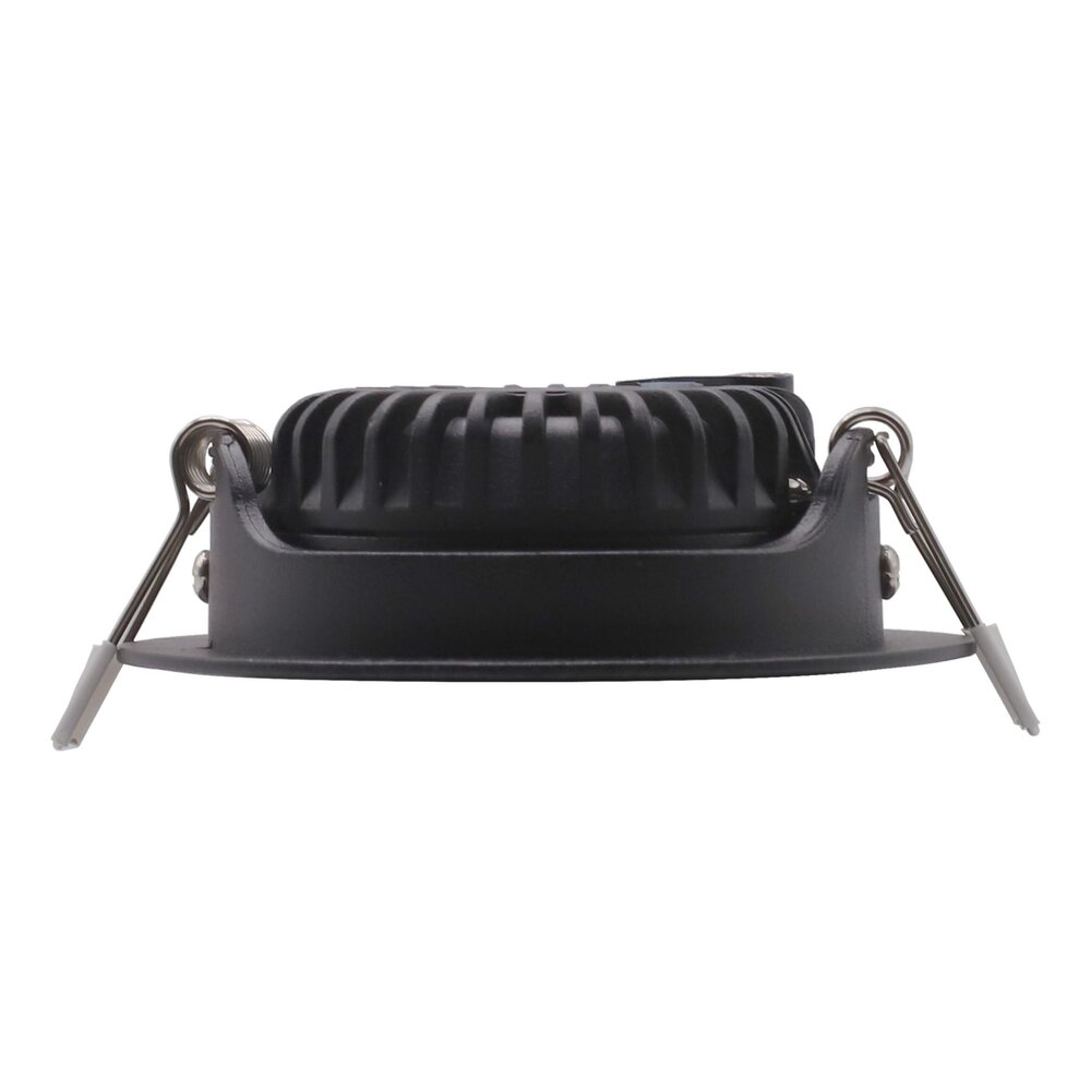 LCB LED Inbouwspot Dimbaar Zwart | 5W 630lm | 2700K 827 Warm Wit | IP65 | Zaagmaat 68-74mm LCB LED Inbouwspot Dimbaar Zwart | 5W 630lm | 2700K 827 Warm Wit | IP65 | Zaagmaat 68-74mm