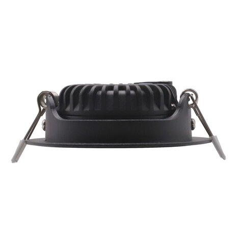 LCB LED Inbouwspot Dimbaar Zwart | 5W 630lm | 2700K 827 Warm Wit | IP65 | Zaagmaat 68-74mm LCB LED Inbouwspot Dimbaar Zwart | 5W 630lm | 2700K 827 Warm Wit | IP65 | Zaagmaat 68-74mm