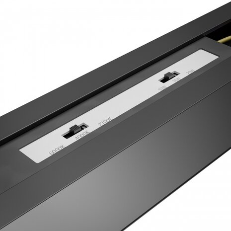 Spectrum voor de installateur LED Railarmatuur ALLDAY BASIC - Power Switch 10/15/20W 1000-2000Lm - CCT 2700K/4000K/6000K - UGR<19 - Zwart - 3-Fase Spectrum voor de installateur LED Railarmatuur ALLDAY BASIC - Power Switch 10/15/20W 1000-2000Lm - CCT 2700K/4000K/6000K - UGR<19 - Zwart - 3-Fase
