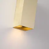 Searchlight Wandlamp DON - Up Down GU10 - Goud Aluminium - IP20 | Dimbaar Searchlight Wandlamp DON - Up Down GU10 - Goud Aluminium - IP20 | Dimbaar