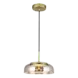 LCB LED Europe LED Hanglamp Amber - 6W 480Lm - 3000K Warm Wit - Amber Glas - Goud - Ø230MM LCB LED Europe LED Hanglamp Amber - 6W 480Lm - 3000K Warm Wit - Amber Glas - Goud - Ø230MM