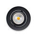 LCB LED Europe  LED Inbouwspot Zwart 5W Dimbaar IP54 – 2700K 630lm Zaagmaat 68mm