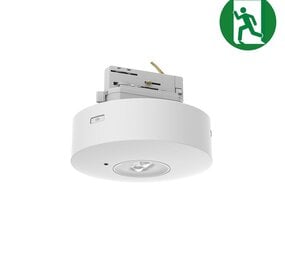 Tronix LED Spanningsrail 3F Noodarmatuur Wit - 6W 450Lm  | 3H- Anti-Paniekverlichting - Autotest