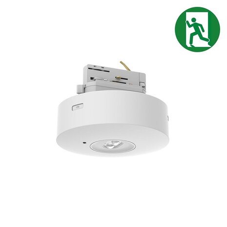 Tronix LED Spanningsrail 3F Noodarmatuur Wit - 6W 450Lm  | 3H- Anti-Paniekverlichting - Autotest