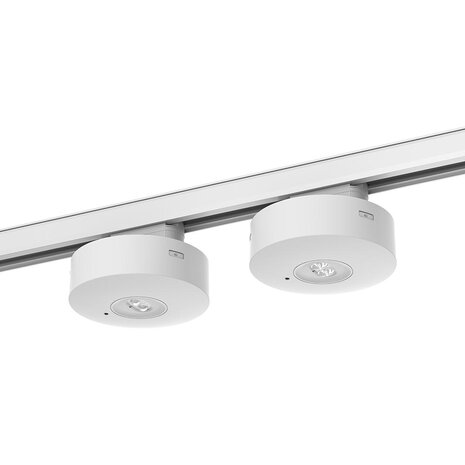 Tronix LED Spanningsrail 3F Noodarmatuur Wit - 6W 450Lm  | 3H- Anti-Paniekverlichting - Autotest