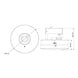 Tronix LED Spanningsrail 3F Noodarmatuur Wit - 6W 450Lm  | 3H- Anti-Paniekverlichting - Autotest