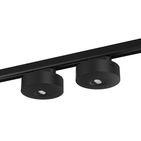 Tronix LED Spanningsrail 3F Noodarmatuur Zwart - 6W 450Lm | 3H - Anti-Paniekverlichting - Autotest Tronix LED Spanningsrail 3F Noodarmatuur Zwart - 6W 450Lm | 3H - Anti-Paniekverlichting - Autotest