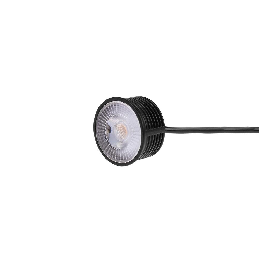 LCB LED Europe LED Spot 50mm Zwart - 5W - Dim to Warm 2000K-2700K - 38° - Extra Laag - 230V LCB LED Europe LED Spot 50mm Zwart - 5W - Dim to Warm 2000K-2700K - 38° - Extra Laag - 230V