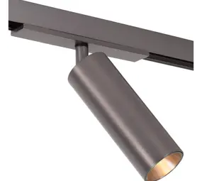 Lucide LED 48V LINIAL BIX Railspot - Geborsteld Gun Metal - 8W 630Lm | 2700-4000K TW - Magnetisch Lucide LED 48V LINIAL BIX Railspot - Geborsteld Gun Metal - 8W 630Lm | 2700-4000K TW - Magnetisch