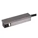 Lucide LED 48V LINIAL Spanningsrail toebehoren - Start blok | Geborsteld Gun Metal - Geschikt voor externe voeding Lucide LED 48V LINIAL Spanningsrail toebehoren - Start blok | Geborsteld Gun Metal - Geschikt voor externe voeding