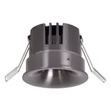 Lucide Dimbare Inbouwspot Gun Metal - Snaxx 80MM - 3CCT 2700-4000K  | TRIAC DIM - Verzonken - 36D - Zaagmaat 75MM