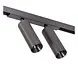 Lucide LED 48V LINIAL BIXX Railspot Duo - Geborsteld Gun Metal - 16W 2x600Lm - 2-Lichts | 2700-4000K TW - Magnetisch Lucide LED 48V LINIAL BIXX Railspot Duo - Geborsteld Gun Metal - 16W 2x600Lm - 2-Lichts | 2700-4000K TW - Magnetisch