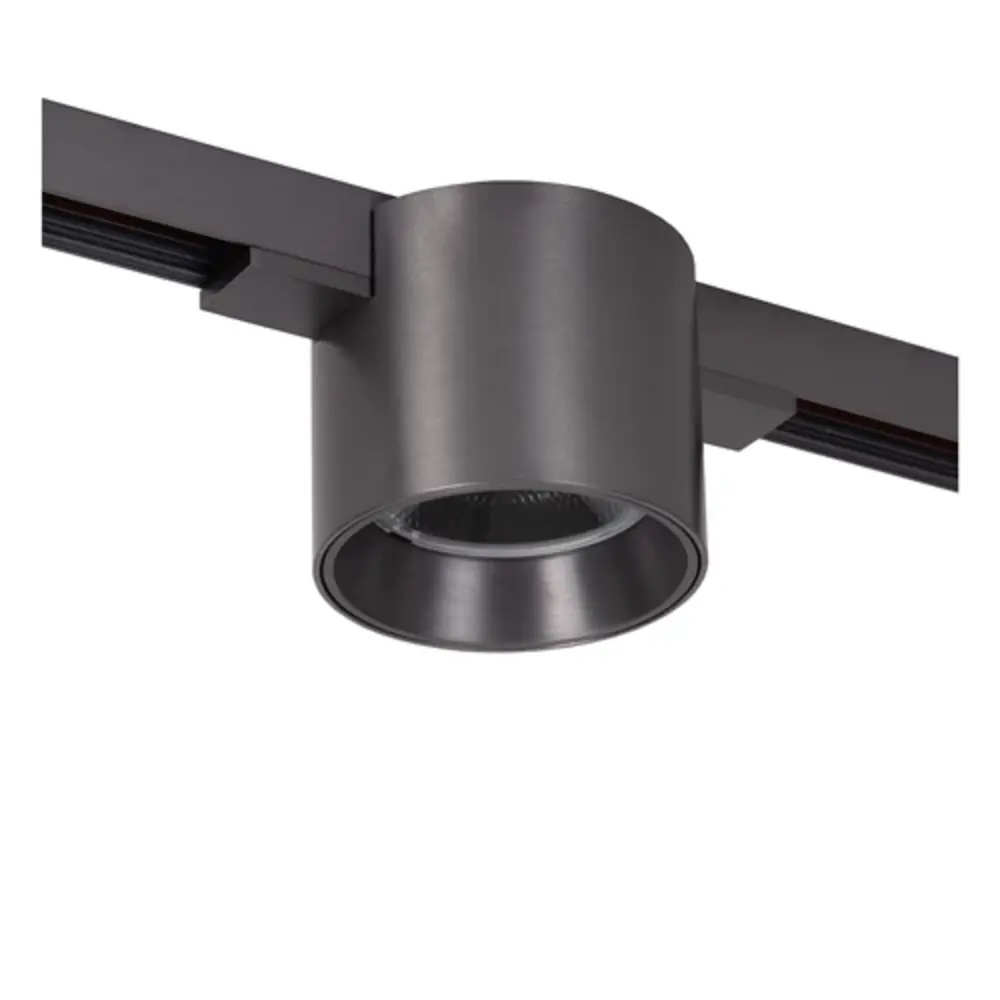Lucide LED 48V LINIAL Lux Railspot Downlight 70MM - Geborsteld Gun Metal - 8W 700Lm | 60MM Hoog - 2700-4000K TW - Magnetisch Lucide LED 48V LINIAL Lux Railspot Downlight 70MM - Geborsteld Gun Metal - 8W 700Lm | 60MM Hoog - 2700-4000K TW - Magnetisch