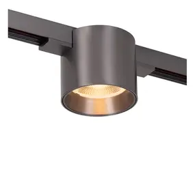 Lucide LED 48V LINIAL Lux Railspot Downlight 70MM - Geborsteld Gun Metal - 8W 700Lm | 60MM Hoog - 2700-4000K TW - Magnetisch Lucide LED 48V LINIAL Lux Railspot Downlight 70MM - Geborsteld Gun Metal - 8W 700Lm | 60MM Hoog - 2700-4000K TW - Magnetisch