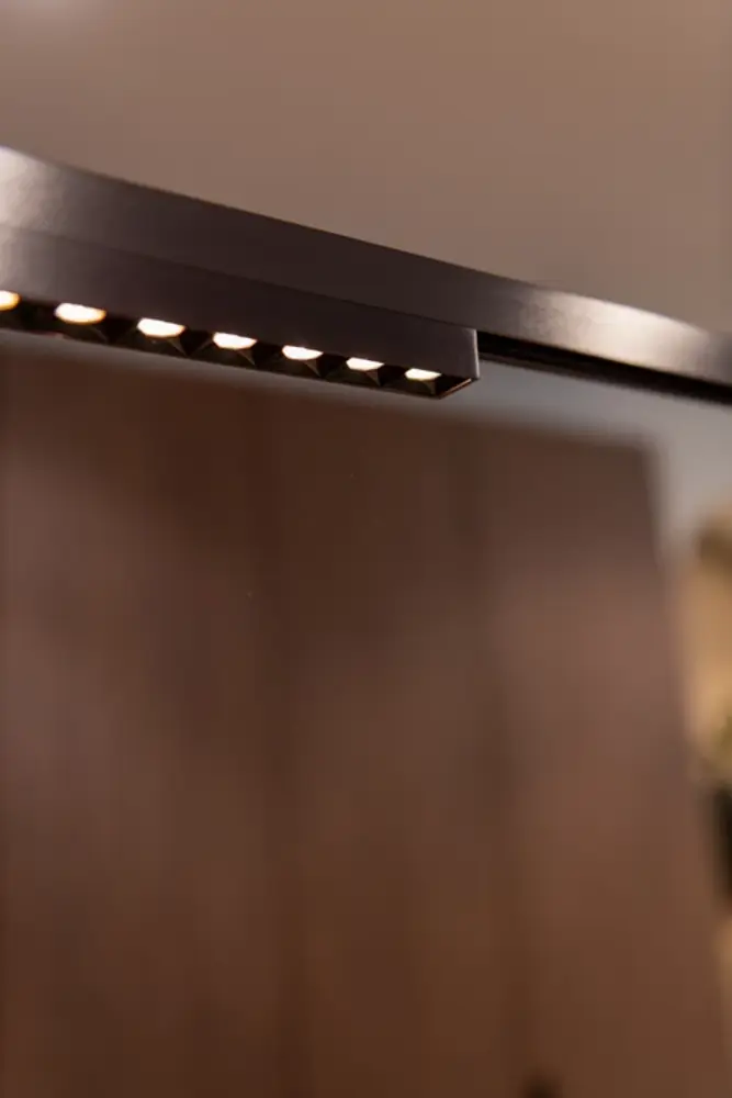 Lucide LED 48V LINIAL XENIA Dott Railarmatuur 23CM - Geborsteld Gun Metal - 10W 1000Lm | 2700-4000K TW - Magnetisch Lucide LED 48V LINIAL XENIA Dott Railarmatuur 23CM - Geborsteld Gun Metal - 10W 1000Lm | 2700-4000K TW - Magnetisch