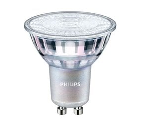 Philips LED Verlichting | Officieel distributeur Dimbare LED Spot GU10 PAR16 - 3.7W 365Lm - 3000K 930 Warm Wit | 60D - Philips MASTER Value CRI90 - TRIAC DIM - Vervangt 50W Philips LED Verlichting | Officieel distributeur Dimbare LED Spot GU10 PAR16 - 3.7W 365Lm - 3000K 930 Warm Wit | 60D - Philips MASTER Value CRI90 - TRIAC DIM - Vervangt 50W