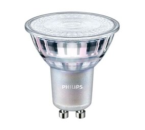 Philips LED Verlichting | Officieel distributeur Philips MASTER Value LED Spot GU10 PAR16 – 3,7W – 365lm – 3000K Warm Wit – CRI90 – 60° – Dimbaar – Vervangt 50W Philips LED Verlichting | Officieel distributeur Philips MASTER Value LED Spot GU10 PAR16 – 3,7W – 365lm – 3000K Warm Wit – CRI90 – 60° – Dimbaar – Vervangt 50W