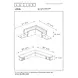 Lucide LED 48V LINIAL Spanningsrail toebehoren - L-koppelstuk compleet - Incl. interne voeding | Geborsteld Gun Metal Lucide LED 48V LINIAL Spanningsrail toebehoren - L-koppelstuk compleet - Incl. interne voeding | Geborsteld Gun Metal