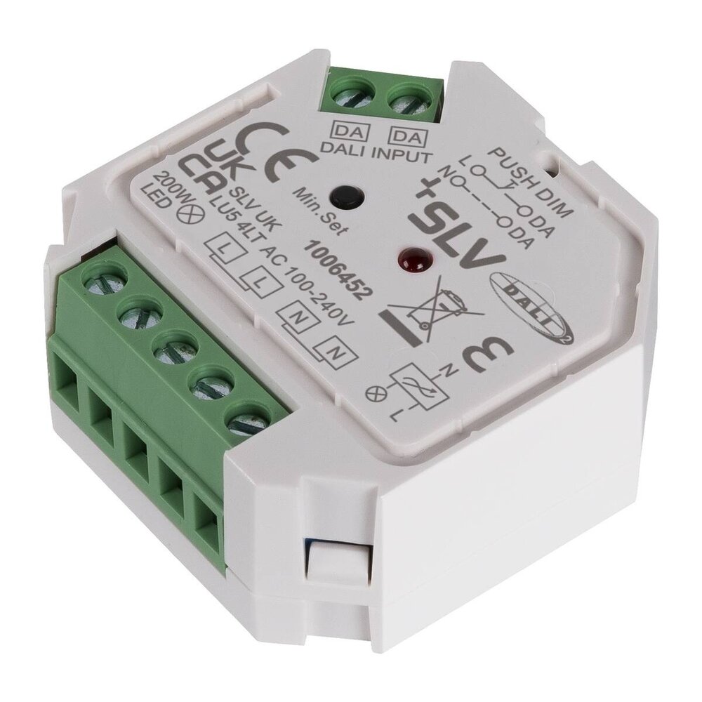 SLV: Innovatieve lichtoplossingen voor de zakelijke klant SLV Fase-afsnijdingsdimmer met DALI & Push-besturing SLV: Innovatieve lichtoplossingen voor de zakelijke klant SLV Fase-afsnijdingsdimmer met DALI & Push-besturing