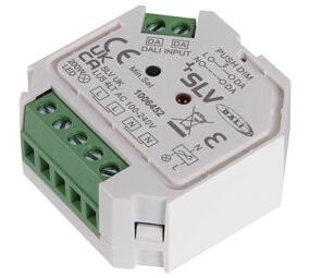 SLV: Innovatieve lichtoplossingen voor de zakelijke klant SLV Fase-afsnijdingsdimmer met DALI & Push-besturing SLV: Innovatieve lichtoplossingen voor de zakelijke klant SLV Fase-afsnijdingsdimmer met DALI & Push-besturing