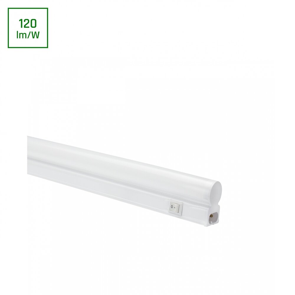 Spectrum voor de installateur LED T5 Armatuur 60cm - 7W 840Lm - 4000K 840 - incl. schakelaar en 150cm aansluitstekker Spectrum voor de installateur LED T5 Armatuur 60cm - 7W 840Lm - 4000K 840 - incl. schakelaar en 150cm aansluitstekker