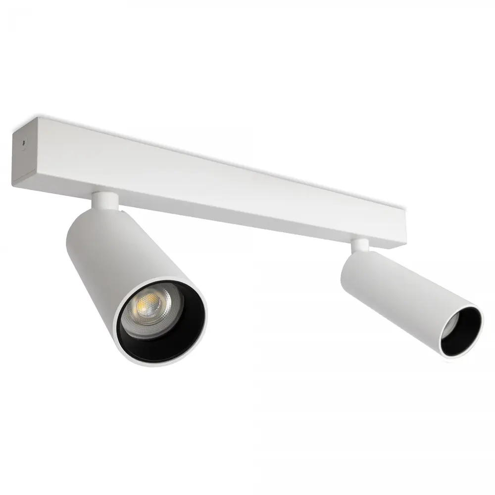 KS VERLICHTING LED Plafondlamp Richtspot VIGO - Wit - 2-Lichts GU10 Fitting | Draaibaar & Kantelbaar - 5 jaar garantie KS VERLICHTING LED Plafondlamp Richtspot VIGO - Wit - 2-Lichts GU10 Fitting | Draaibaar & Kantelbaar - 5 jaar garantie