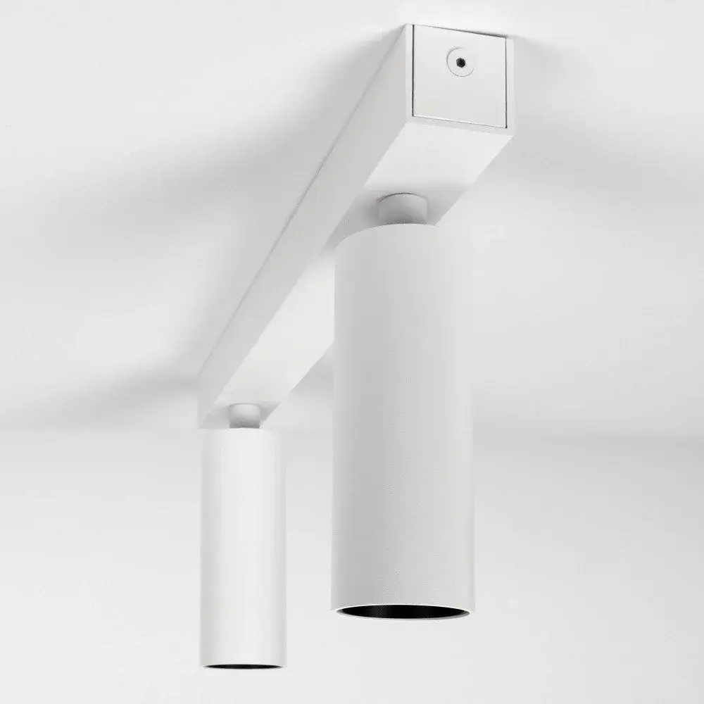KS VERLICHTING LED Plafondlamp Richtspot VIGO - Wit - 2-Lichts GU10 Fitting | Draaibaar & Kantelbaar - 5 jaar garantie KS VERLICHTING LED Plafondlamp Richtspot VIGO - Wit - 2-Lichts GU10 Fitting | Draaibaar & Kantelbaar - 5 jaar garantie
