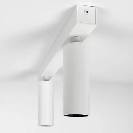 KS VERLICHTING LED Plafondlamp Richtspot VIGO - Wit - 2-Lichts GU10 Fitting | Draaibaar & Kantelbaar - 5 jaar garantie KS VERLICHTING LED Plafondlamp Richtspot VIGO - Wit - 2-Lichts GU10 Fitting | Draaibaar & Kantelbaar - 5 jaar garantie