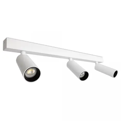KS VERLICHTING LED Plafondlamp Richtspot VIGO - Wit - 3-Lichts GU10 Fitting | Draaibaar & Kantelbaar - 5 jaar garantie KS VERLICHTING LED Plafondlamp Richtspot VIGO - Wit - 3-Lichts GU10 Fitting | Draaibaar & Kantelbaar - 5 jaar garantie
