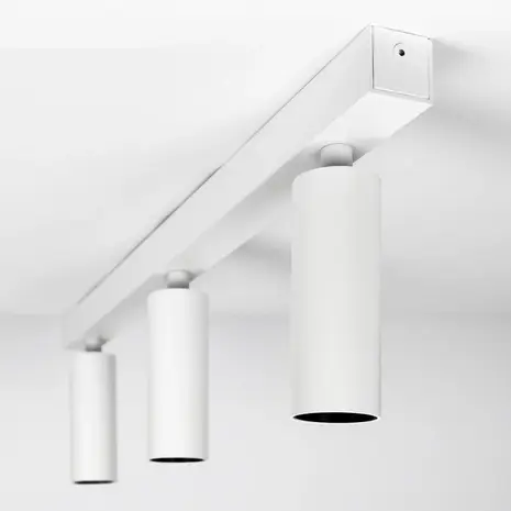 KS VERLICHTING LED Plafondlamp Richtspot VIGO - Wit - 3-Lichts GU10 Fitting | Draaibaar & Kantelbaar - 5 jaar garantie KS VERLICHTING LED Plafondlamp Richtspot VIGO - Wit - 3-Lichts GU10 Fitting | Draaibaar & Kantelbaar - 5 jaar garantie