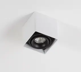 KS VERLICHTING LED Plafondlamp Richtspot Bjorn - Vierkant 93MM - Wit - 1-Lichts GU10 Fitting | Draaibaar & Kantelbaar - 5 jaar garantie KS VERLICHTING LED Plafondlamp Richtspot Bjorn - Vierkant 93MM - Wit - 1-Lichts GU10 Fitting | Draaibaar & Kantelbaar - 5 jaar garantie