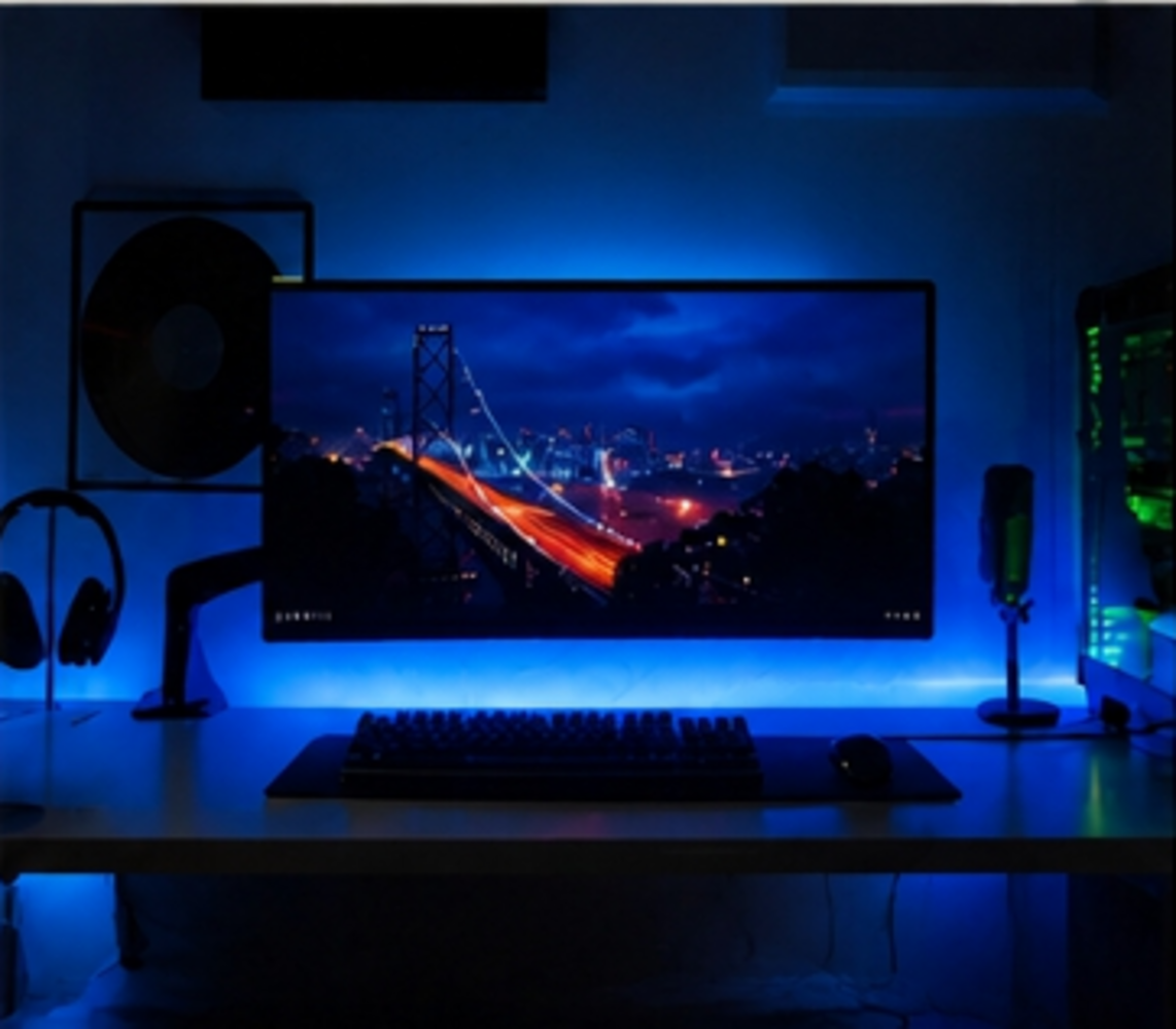 LCB LED Strip Lichtlijn -  Blauw - 24V 8W p/m - 5M /Rol  - CRI>90