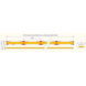 LCB LED Strip Lichtlijn -  Blauw - 24V 8W p/m - 5M /Rol  - CRI>90