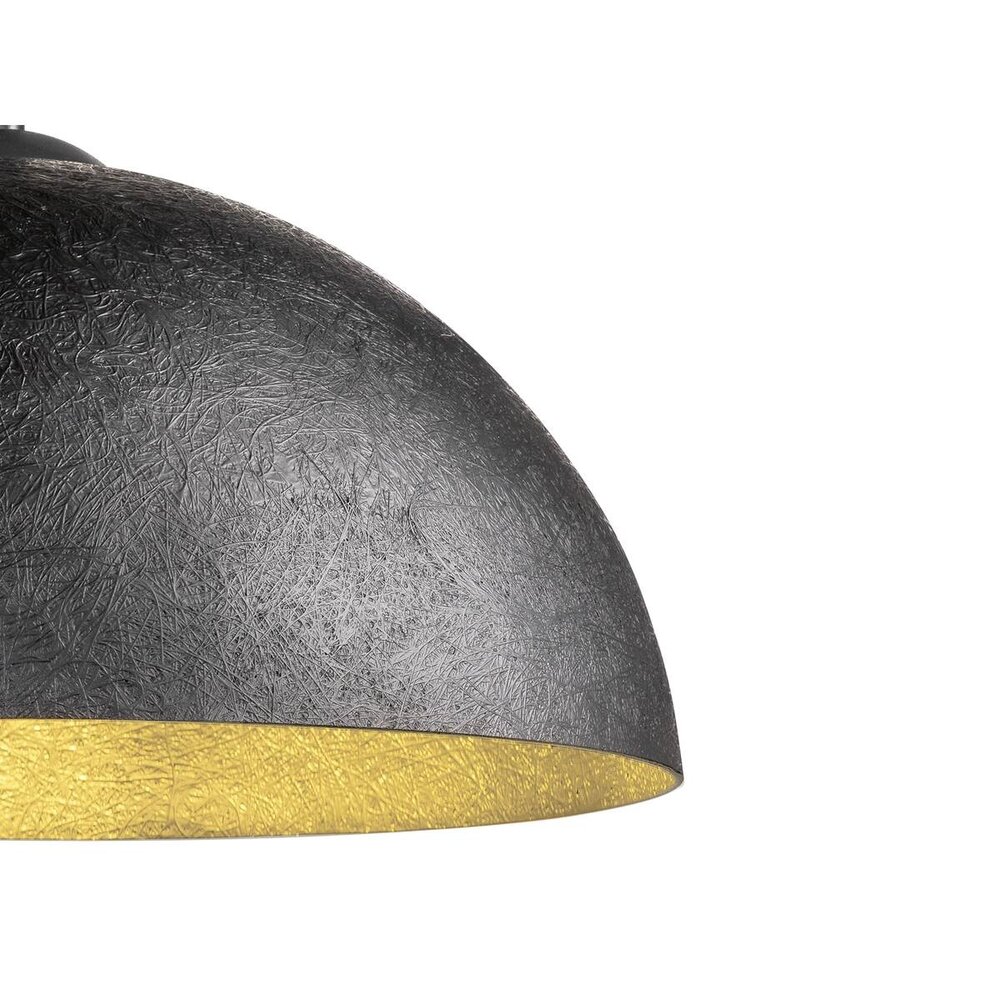 SLV: Innovatieve lichtoplossingen voor de zakelijke klant SLV FORCHINI 50 - Hanglamp Zwart/Goud – Ø50cm – E27 Fitting – IP20 SLV: Innovatieve lichtoplossingen voor de zakelijke klant SLV FORCHINI 50 - Hanglamp Zwart/Goud – Ø50cm – E27 Fitting – IP20