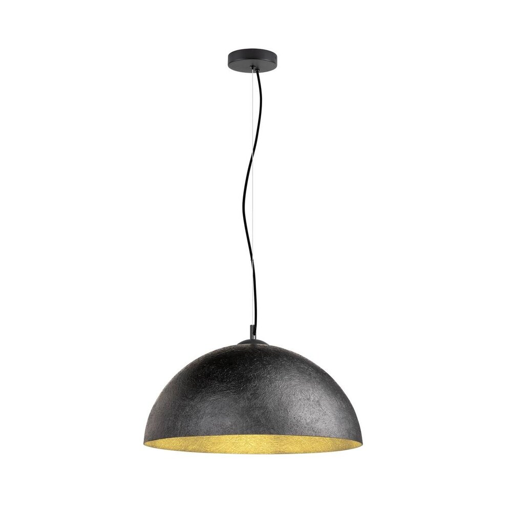 SLV: Innovatieve lichtoplossingen voor de zakelijke klant SLV FORCHINI 50 - Hanglamp Zwart/Goud – Ø50cm – E27 Fitting – IP20 SLV: Innovatieve lichtoplossingen voor de zakelijke klant SLV FORCHINI 50 - Hanglamp Zwart/Goud – Ø50cm – E27 Fitting – IP20