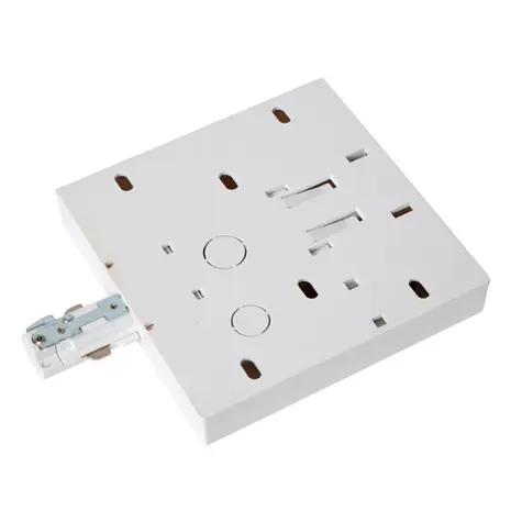 Lucide Lucide TRACK Startvoeding 1-Fase Railsysteem - Enkel/Dubbel - Wit - IP20