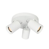 Artdelight LED Plafondspot Artdelight MEGANO Wit - 3-Lichts - Ø220x113mm - 3x GU10 Fitting - Richtbaar - IP20 - Exclusief Lichtbronnen Artdelight LED Plafondspot Artdelight MEGANO Wit - 3-Lichts - Ø220x113mm - 3x GU10 Fitting - Richtbaar - IP20 - Exclusief Lichtbronnen
