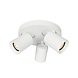 Artdelight LED Plafondspot Artdelight MEGANO Wit - 3-Lichts - Ø220x113mm - 3x GU10 Fitting - Richtbaar - IP20 - Exclusief Lichtbronnen