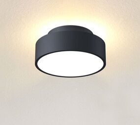 Artdelight Dimbare LED Plafondlamp - Chicago Zwart - 15CM - 9.8W 1260Lm - 2CCT 2700K-3000K | Aluminium - 6.8 CM Hoog Artdelight Dimbare LED Plafondlamp - Chicago Zwart - 15CM - 9.8W 1260Lm - 2CCT 2700K-3000K | Aluminium - 6.8 CM Hoog