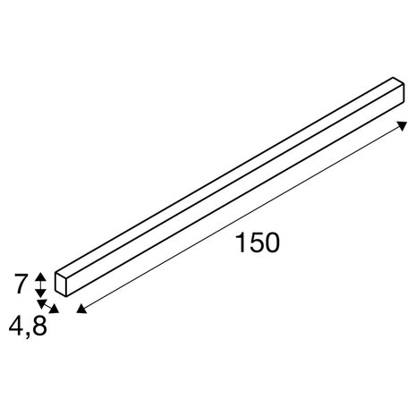 SLV: Innovatieve lichtoplossingen voor de zakelijke klant DALI LED Wand- en Plafondarmatuur Zwart – SLV Glenos 150 - 150CM – 20W 2650Lm– 3000K 830 Warm Wit | DALI2 DIM - 80D SLV: Innovatieve lichtoplossingen voor de zakelijke klant DALI LED Wand- en Plafondarmatuur Zwart – SLV Glenos 150 - 150CM – 20W 2650Lm– 3000K 830 Warm Wit | DALI2 DIM - 80D