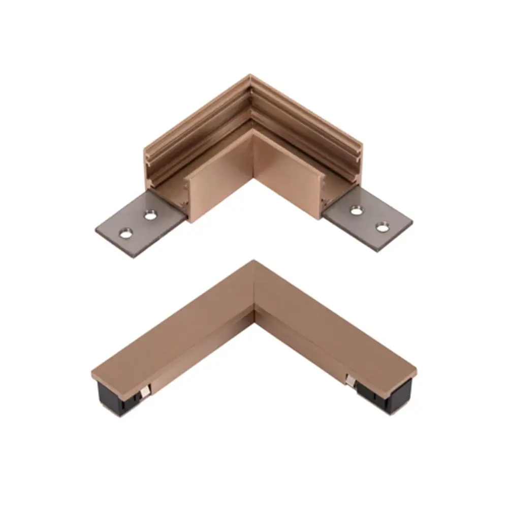 Lucide Lucide Premium LINIAL L-koppelstuk - 1-fase Railsysteem / Railverlichting - Smart - 48V Track - Champagne Lucide Lucide Premium LINIAL L-koppelstuk - 1-fase Railsysteem / Railverlichting - Smart - 48V Track - Champagne