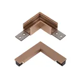 Lucide Lucide Premium LINIAL L-koppelstuk - 1-fase Railsysteem / Railverlichting - Smart - 48V Track - Champagne Lucide Lucide Premium LINIAL L-koppelstuk - 1-fase Railsysteem / Railverlichting - Smart - 48V Track - Champagne