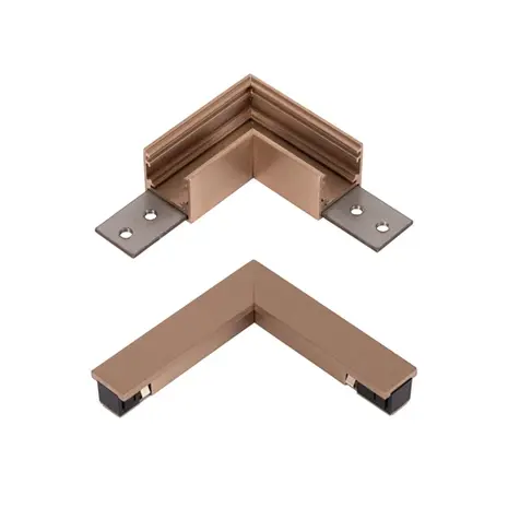 Lucide Lucide Premium LINIAL L-koppelstuk - 1-fase Railsysteem / Railverlichting - Smart - 48V Track - Champagne Lucide Lucide Premium LINIAL L-koppelstuk - 1-fase Railsysteem / Railverlichting - Smart - 48V Track - Champagne