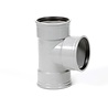 Dyka PVC T-stuk 90° 3x manchet Dyka PVC T-stuk 90° 3x manchet