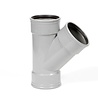 Dyka PVC T-stuk 45° 3x manchet Dyka PVC T-stuk 45° 3x manchet