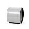 Dyka PVC overschuifmof met manchet Dyka PVC overschuifmof met manchet