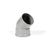 Dyka PVC bocht 45° manchet / spie Dyka PVC bocht 45° manchet / spie
