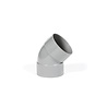 Dyka PVC bocht 45° 2x lijmmof Dyka PVC bocht 45° 2x lijmmof
