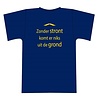 “Zonder stront komt er niks uit de grond” t-shirt
