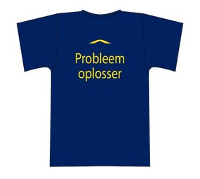 “Probleemoplosser” t-shirt “Probleemoplosser” t-shirt